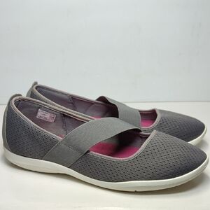 Crocs Swiftwater gray MaryJane slip on mesh shoes women's size 10